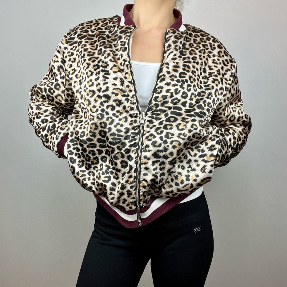 DAYDREAMER Reversible Teddy Bomber Jacket sz S - Picture 6 of 11